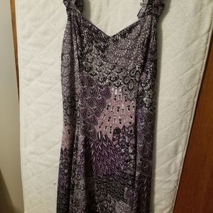 Purple multicolored Dress